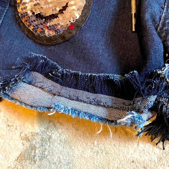 Original Denim One of a kind .RawEdge bags handmade by Salina . Mixed materials - Picture 9 of 9